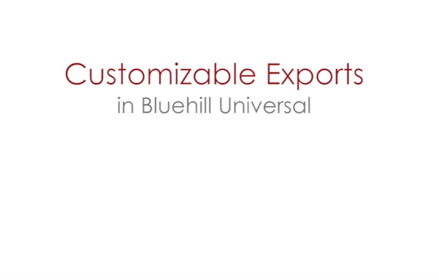 Customizable Exports in Bluehill Universal image